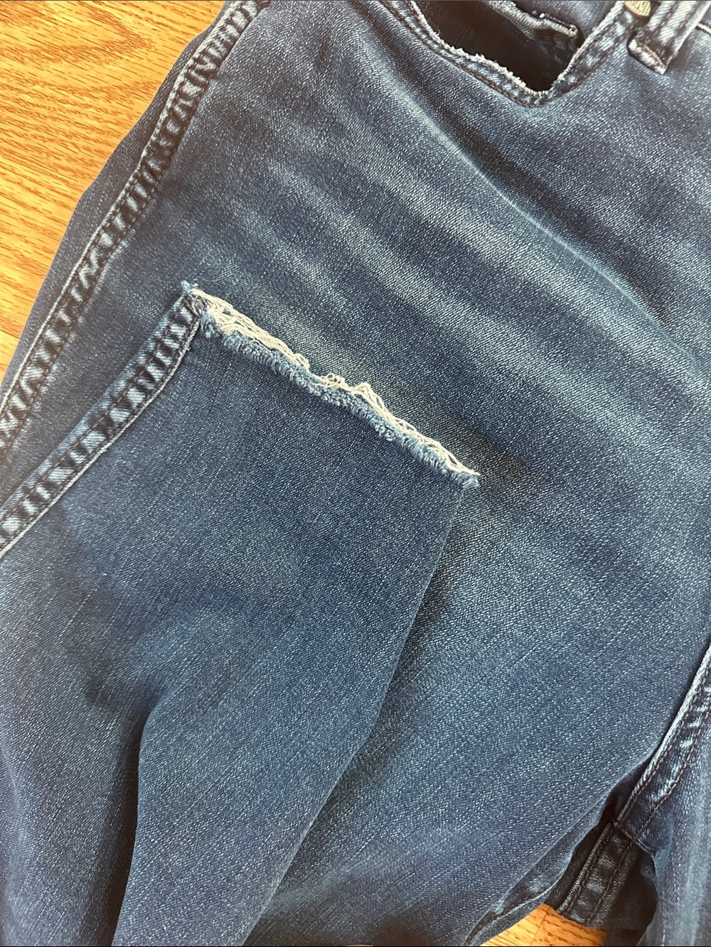 Kut from the Kloth Dark Blue Cropped Skinny Jeans - Picture 4 of 6
